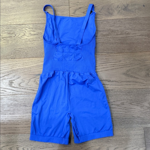 FREE PEOPLE | ✨NWOT✨ Good Karma High Neck Runsie in Blue * - Picture 2 of 3